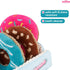 Donut Box Interactive Toy - Plush Interactive Food Shaped Parody Toy - Fetch Cute Chew Toy - Cute Dog Gifts for Favorite Dog Birthday...