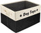 PET ARTIST Foldable Dog Toy Bin for Dog Toys Accessories - Collapsible Dog Toy Basket Storage Box for Medium Pet Toys, Dog Coat...