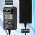 15V 2A Power Adapter 15Volt AC Adapters Charger 15V DC Regulated Switching Power Supply with 8 Interchangeable DC Plug for 15V 2000mA 1500mA 1000m...