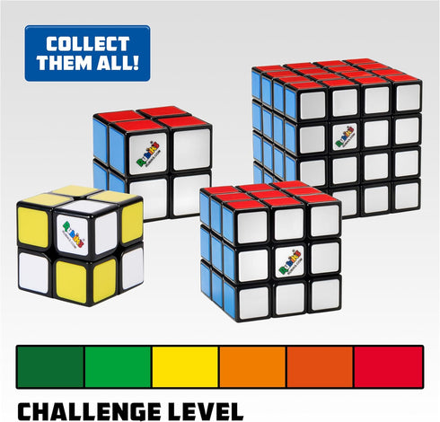 Rubik’s Edge, 3x3x1 Rubik’s Cube for Beginners Single Layer Puzzle Retro Educational Brain Teaser Travel Fidget Toy for Adults & Kids Ages 8+...