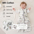 Yoofoss Baby Sleep Sack 12-18 Months 0.5 TOG Baby Wearable Blanket, 100% Cotton Infant Toddler Sleeping Sack 2-Way Zipper Lightweight Sleepsack, G...