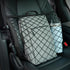 Car Seat Net Organizer Elastic Single Layer Storage Mesh Net Fit for Car Truck SUV Front Seat Car Handbag Holder Net with Adjustable Shoulder Stra...