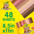 Crayola Construction Paper in Colors of The World, 8.5” x 11”, 24 Colors, Craft Supplies, 48 Sheets...