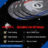 Cut Off Wheels 12 PCS, 4 1/2 Inch Metal and Stainless Steel Cutting Wheel, Fast Cutting Disc for Angle Grinder (4-1/2 x .045 x 7/8inch) 10+2pcs...