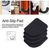 Yosoo 4Pcs Anti-Vibration Pads Universal Rubber Silent Feet Pads for Washing Machine Refrigerator Home Appliance