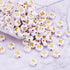 Cheriswelry 50g/360pcs Flat Round Letter Alphabet Beads with Gold Letter M Acrylic Disc Coin Pony Bead Spacers for Jewelry Kandi Bracelet Necklace...