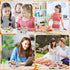 6 Pack Snack Containers, 4 Compartment Bento Snack Box Container, Reusable Meal Prep Lunch Containers for Kids Toddler Adults, Divided Food Contai...