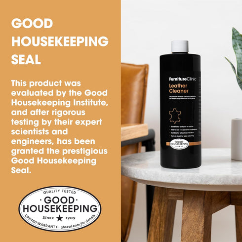 Furniture Clinic Leather Protection Cream | 2-in-1 Leather Conditioner & Waterproofing Protector for Furniture, Shoes, Car Seats & More | Prevent ...