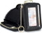 imeetu RFID Credit Card Wallet, Genuine Leather Zipper Card Case Holder with Removable Keychain(Black)...