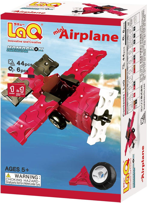 LaQ Hamacron Constructor Mini Airplane | 50 Pieces | Age 5+ | Creative, Educational Construction Toy Block | Made in Japan...