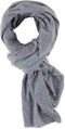 Bucky Jersey Stripe Comfort Travel Accessories, Blanket Scarf, Gray Stripe, One Size...