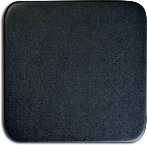 Dacasso A1053 Leather Square Coaster, Black...