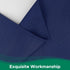 Biscaynebay Wrap Around Bed Skirts for Queen Beds 15" Drop, Navy Adjustable Elastic Dust Ruffles Easy Fit Wrinkle & Fade Resistant Silky Luxurious...