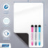 Mifflin-USA Magnetic Dry Erase White Board Sheet for Fridge (12x8''), Stain-Resistant Refrigerator Whiteboard Organizer, Kitchen Planner Board w/ ...