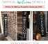 Large Vertical Welcome Sign Stencils for Painting on Wood and More - Create Beautiful Wood Signs with This Large Welcome Stencil – Set of 3 Indivi...