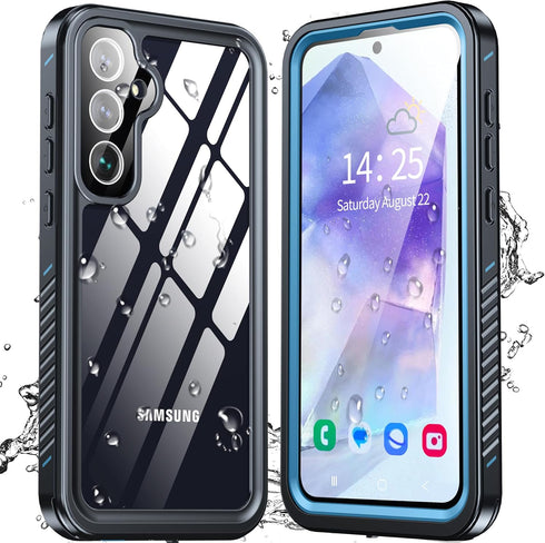 ANTSHARE Samsung Galaxy A55 5G Case Waterproof, Galaxy A55 5G Phone Case with Built-in Screen Protector - Shockproof Dustproof Rugged Full Body Pr...
