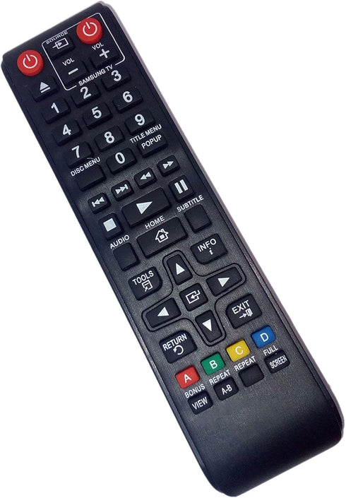 Replaced Remote Control Compatible for Samsung BD-FM51C BD-HM59C BD-JM51 BD-JM57C/ZA BD-JM57ZA BD Blu-Ray DVD Disc Player...