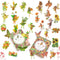 90 Pieces Fairy Stickers for Scrapbook, Transparent Flower Fairy Patch for Scrapbooking Hand Ledger Phone Case Laptop Diary DIY Crafts - (Undertin...