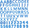 72 Pieces Iron on Letters and Numbers Patches, Embroidered Sew On Patches Alphabet A-Z, Numbers 0-9 Applique for Clothes, Dress, Hat, Socks, Jeans...