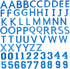 72 Pieces Iron on Letters and Numbers Patches, Embroidered Sew On Patches Alphabet A-Z, Numbers 0-9 Applique for Clothes, Dress, Hat, Socks, Jeans...