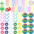 144 Pieces Bobbin Thread Buddies Set Includes 70 Bobbin Holder Clips Color Tool, 32 Spool Huggers, 42 Thread Holders for Spool Organizing...