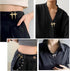 Jeans Button, 8 Sets Adjustable Star Button for Jeans, Detachable Decorative Waist Buckles, Perfect Fit Tighten Waist Adjustment Instant Button Pi...