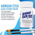 Armour Etch Glass Etching Cream - Starter 2.8oz Size - Bundled with Moshify Application Brushes...