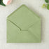 PONATIA 50 Pack A4 Envelopes, 4 1/4 x 6 1/8 Inches Sage Green Envelopes Perfect for Christmas Gift Cards Envelopes, Wedding Details Cards, Thank Y...