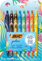 BIC Gelocity Quick Dry Ocean Themed Gel Pens, Medium Point (0.7mm), 8-Count Gel Pen Set, Colored Gel Pens for Note Taking and Journaling...