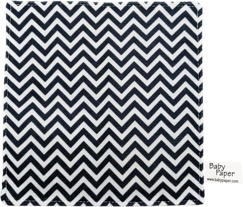 Baby Paper Original Crinkle Sensory Toy | Black and White Zig Zag | Crinkle Paper for Babies | Sensory Baby Toys...