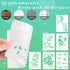 16 Pieces Wild Flower Stencils Spring Wildflower Painting Stencils Reusable Flower Template DIY Small Flower Painting Stencils for Painting on Woo...
