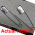 5 PCS of 5 Inch Heavy Duty Jumbo Stainless Steel Safety Pins Silver Color Safety Pins for Laundry, Blanket, Key Rings, Outdoor...