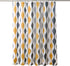 Lush Decor Mid Century Geo Shower Curtain, 72" x 72", Gold & Gray...