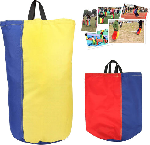 Sack Race Bag, Foldable Kids Portable Outdoor Jumping Sacks, Thickened Oxford Cloth for Children Game Balance Training...