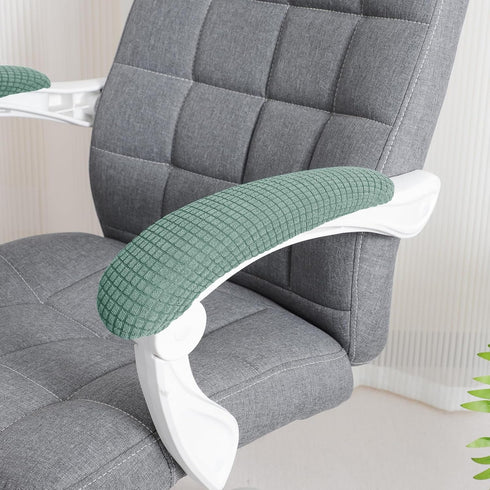 FORCHEER Office Chair Armrest Covers Stretchable Water Resistant Spandex Stretch Jacquard Elastic Band Computer Office Chair Arm Pad Covers Chair ...
