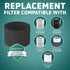 GermGuardian FLT15CB4 Genuine Carbon Filter Replacements for AirSafe Series and AC151 Air Purifier, 4-Pack...