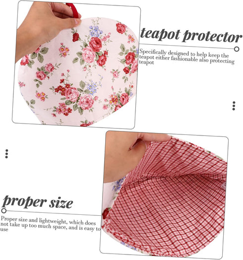 Zerodeko Teapot Insulation Cover Modern Tea Printing Tea Cozy Tea Warmers for Teapots Thermal Tea Cozy Small Tea Cosy Teapot Protective Cover Tea ...