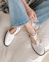 Gold Ankle Bracelets for Women, Dainty 14k Gold Anklets for Women Waterproof Gold Layered Box Chain Bow Charm Anklet Adjustable Herringbone Anklet...