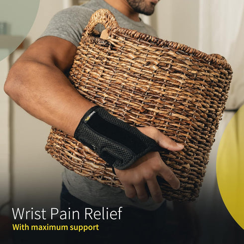 BraceUP Wrist Splint for Carpal Tunnel Right Left Hand - Wrist Support for Women and Men, Daytime and Night Use, Wrist Brace for Pain Relief and A...