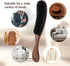 BFWood Clothes Brush - Boar Bristle Lint Brush for Suits, Cashmere, Wool, Velvet, Suede and Pet Hair - Large Black Walnut Wood Handle...