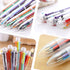 Party Favors 8 PCS 0.5mm 6-in-1 Multicolor Pen 6 Colors Transparent Barrel Ballpoint Pen for Office School Supplies Students Children Gift...
