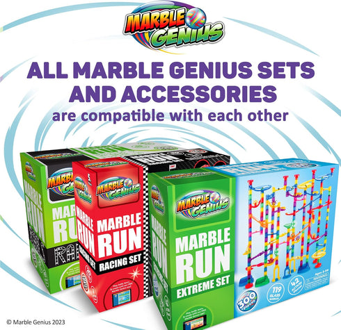 Marble Genius Spinning Wheels Marble Run Accessory Add-On Set (5 Pieces) - Designed to Enhance Your Child’s Problem-Solving Skills While Providing...