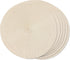 FunWheat Round Braided Placemats Set of 6 Table Mats for Dining Tables Woven Washable Non-Slip Place mats 15 inch(Beige, 6pcs)...