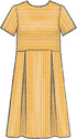 McCall's Patterns McCall's Women's Knee Length Pleated Dress, Sizes 6-14 Sewing Pattern, White...