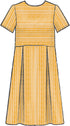 McCall's Patterns McCall's Women's Knee Length Pleated Dress, Sizes 14-22 Sewing Pattern, White...