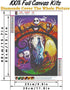 DIY Diamond Painting Jack and Sally Halloween 12x16Inch, Full Round Drill Kits Nightmare Before Christmas Cross Stitch Mosaic Art for Adults Relax...
