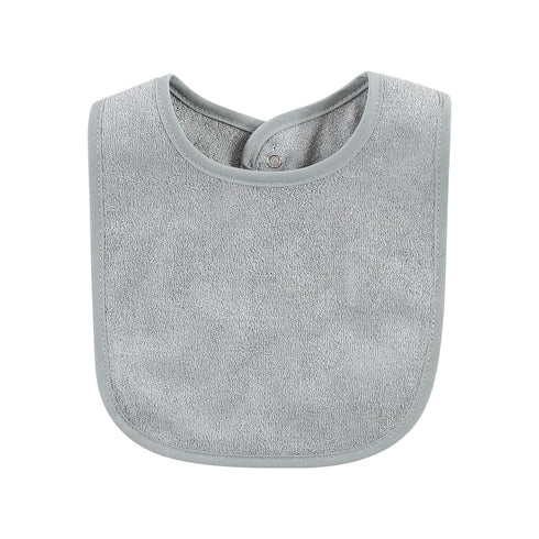 Hudson Baby Unisex Baby Rayon from Bamboo Bib with Waterproof Lining 10pk, Gray White, One Size...