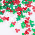 GREENTIME 1000pcs Christmas Tri Beads Christmas Beaded Ornaments Kit Beads Red Green White Triangle Beads Candy Cane Ornament Craft Kit for Christ...