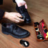 Shoe Shine Kit with PU Leather Sleek Elegant Case, 12-Piece Travel Shoe Shine Brush kit...