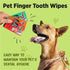 Pet Finger Tooth Paste BBQ (50 Wipes) Easy-to-use Disposable pet Finger Tooth Wipes...